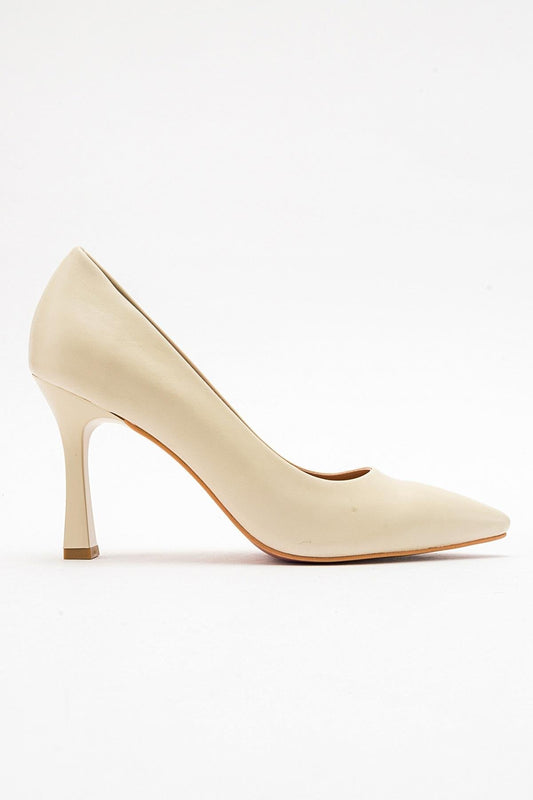 Forest Cream Beige Pointed Toe Pump (Women)