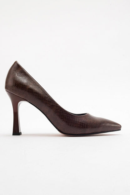 Forest Brown Pointed Toe Pump (Women)