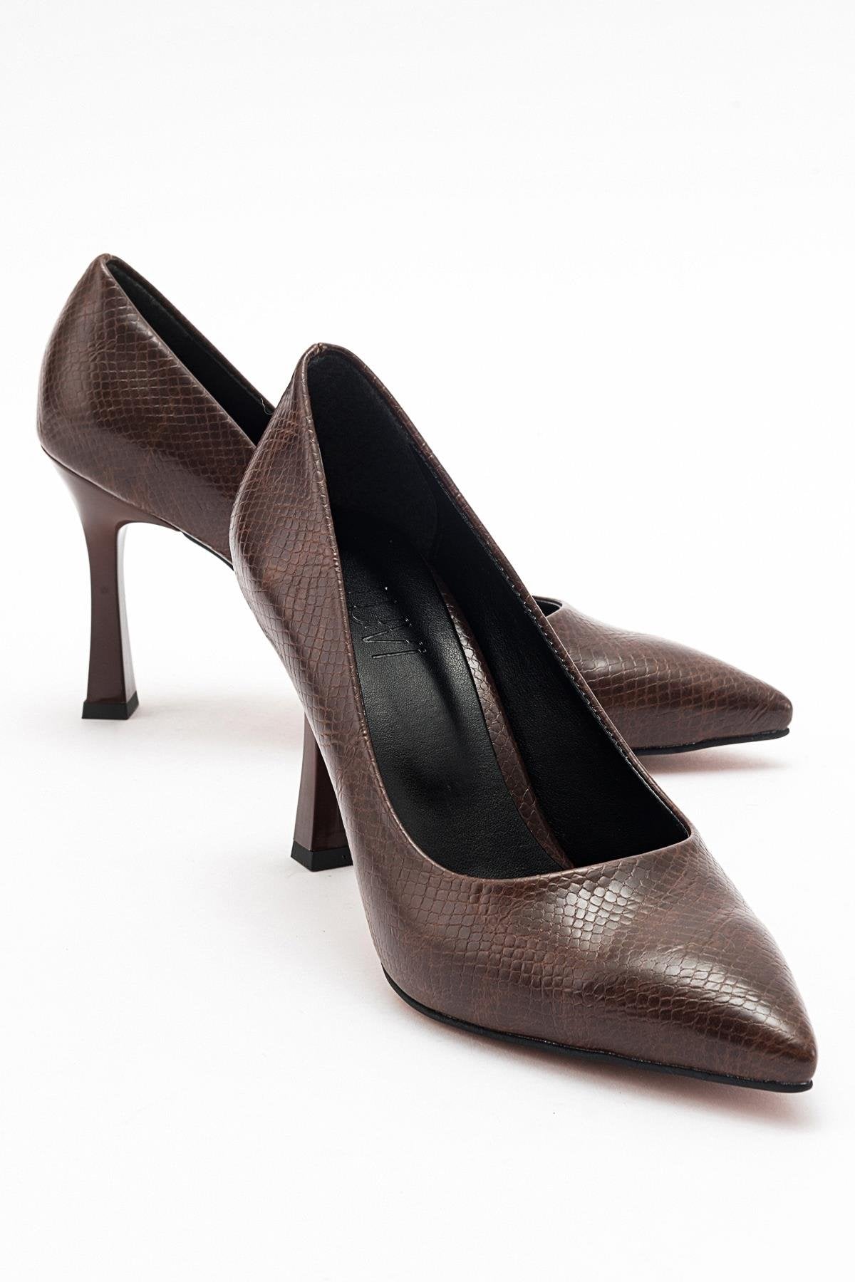Forest Brown Pointed Toe Pump (Women)