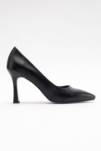 Forest Black Cilt Pointed Toe Pump (Women)