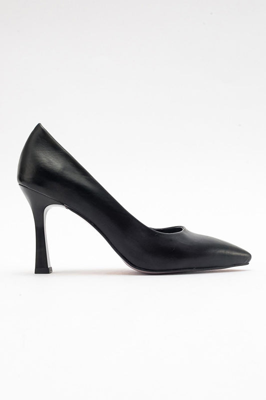 Forest Black Cilt Pointed Toe Pump (Women)