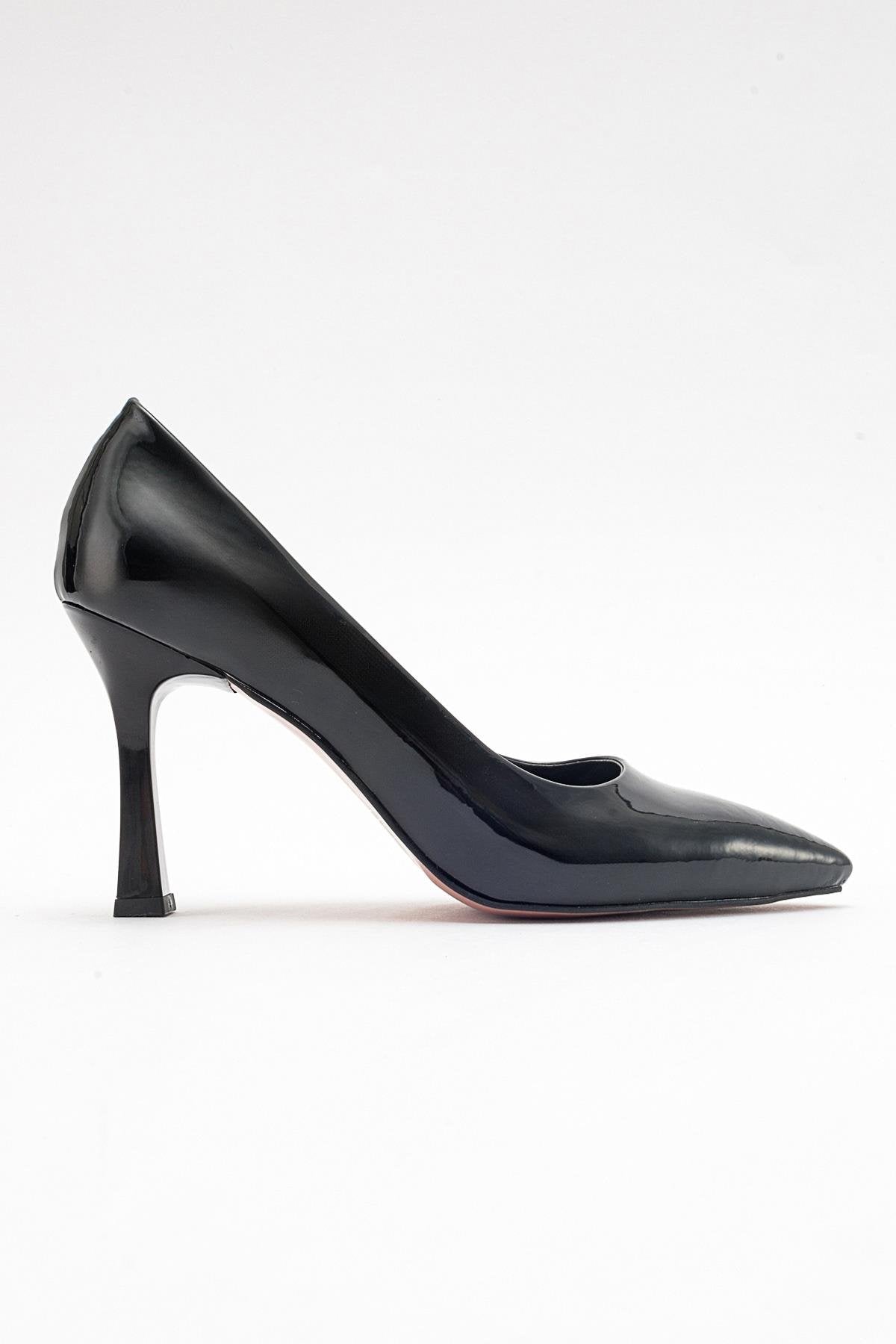 Forest Black Patent Pointed Toe Pump (Women)
