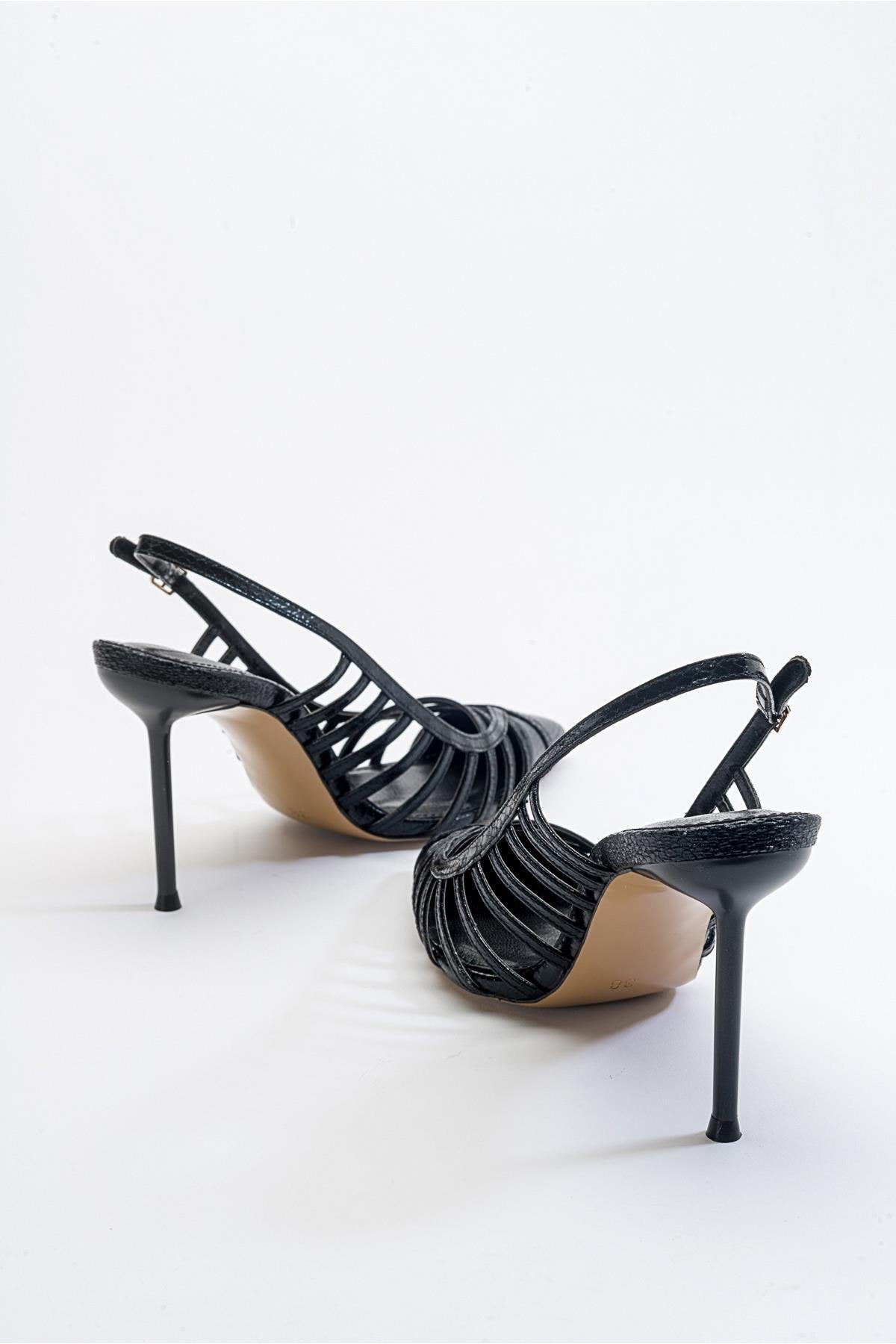 Gesto Black Stiletto Heel (Women)