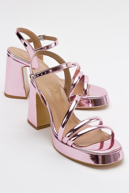 Heas Pink Platform Sandal (Women)