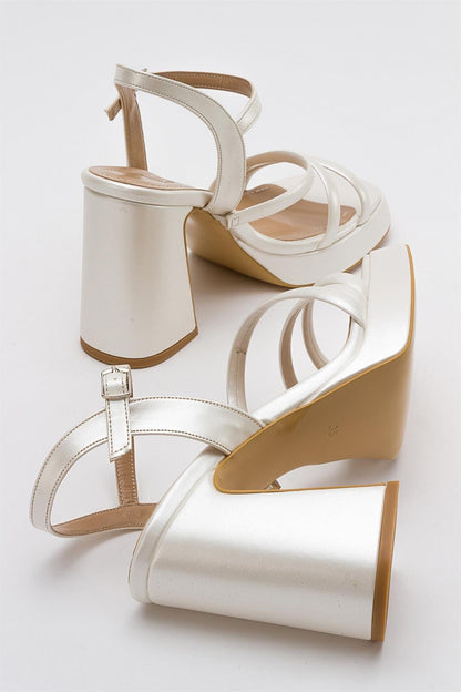 Heas Ivory Platform Sandal (Women)