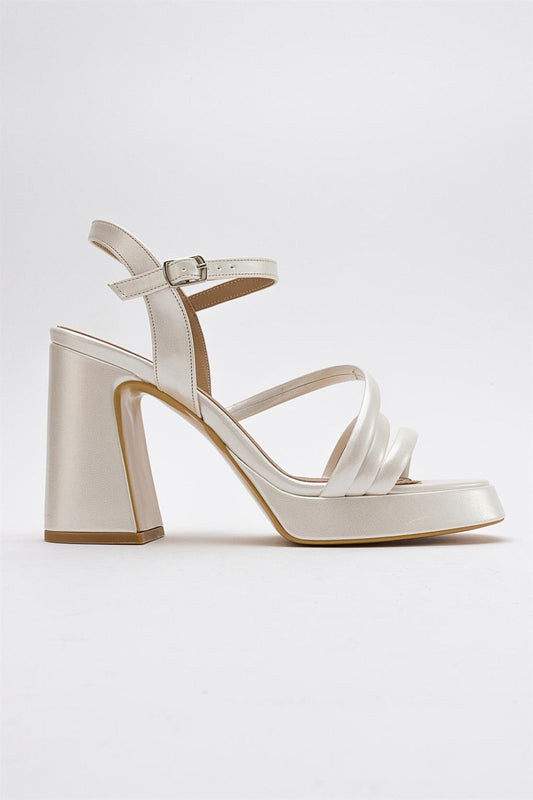 Heas Ivory Platform Sandal (Women)