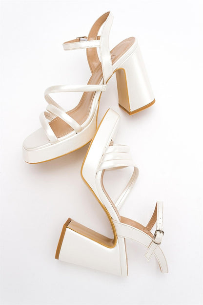 Heas Ivory Platform Sandal (Women)