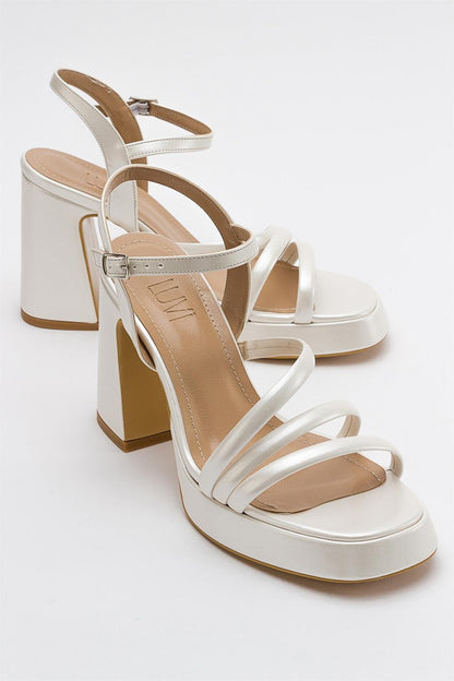 Heas Ivory Platform Sandal (Women)