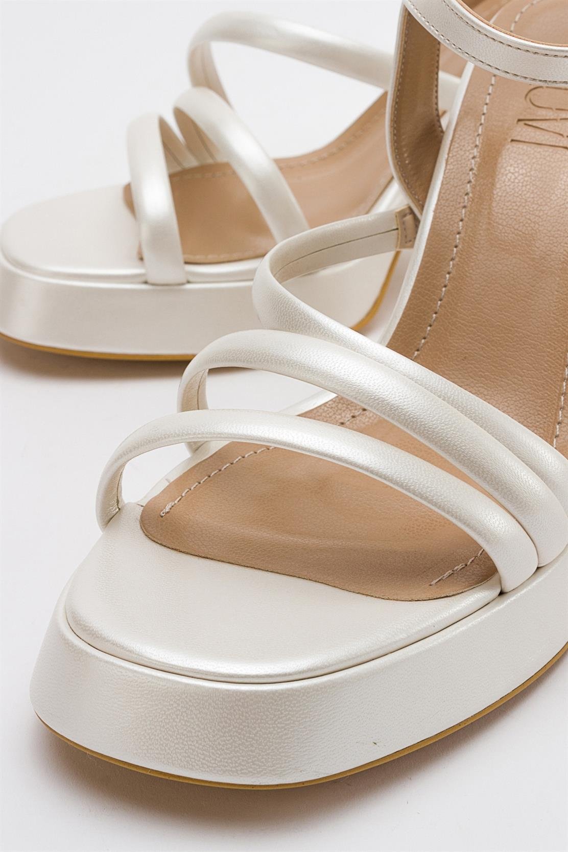 Heas Ivory Platform Sandal (Women)
