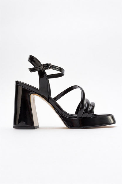 Heas Black Platform Sandal (Women)