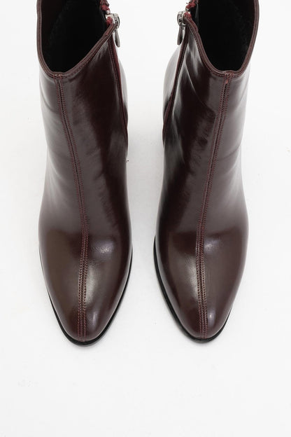 Jewel Burgundy High Heel Boot (Women)