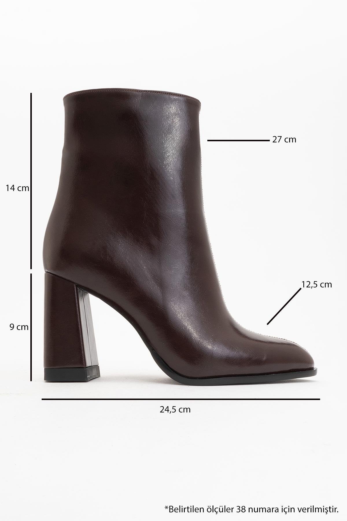 Jewel Burgundy High Heel Boot (Women)