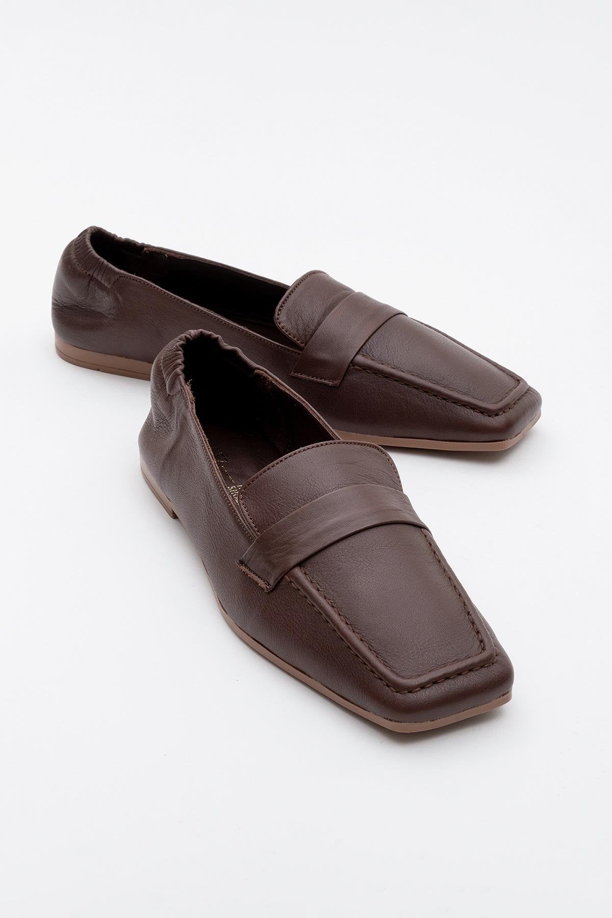 Liepa - Brown Leather Loafers (Women)