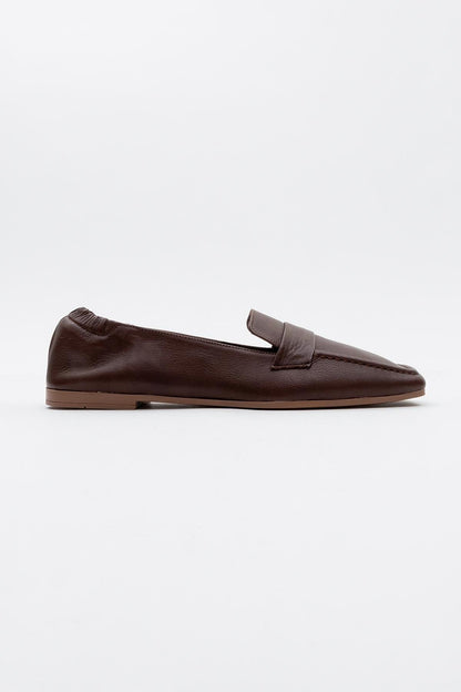 Liepa - Brown Leather Loafers (Women)