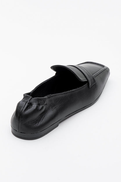 Liepa - Black Leather Loafers (Women)