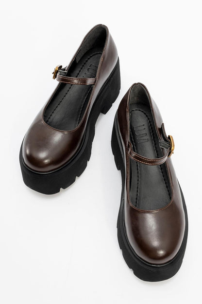Linley Brown Platform Loafer (Women)