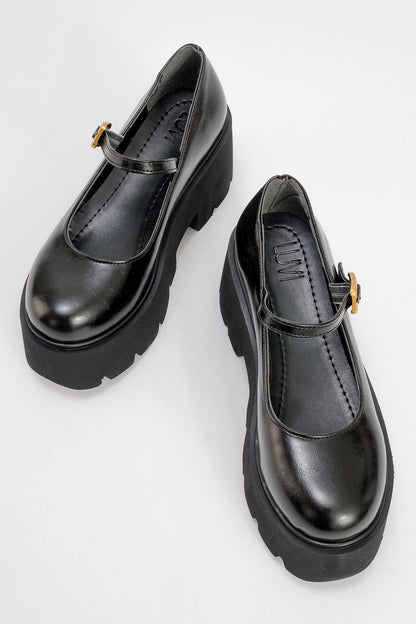 Linley Black Platform Loafer (Women)