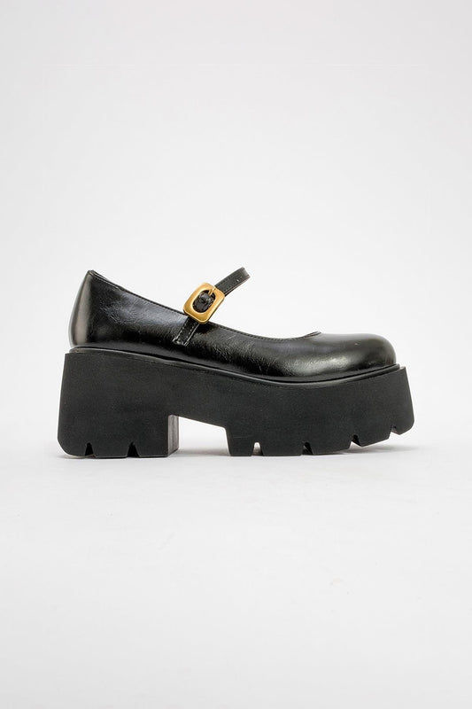 Linley Black Platform Loafer (Women)