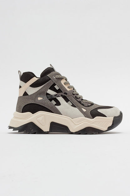 Lowel Ice Black Sneaker Boot (Women)