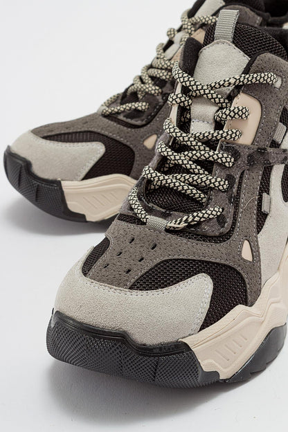 Lowel Ice Black Sneaker Boot (Women)