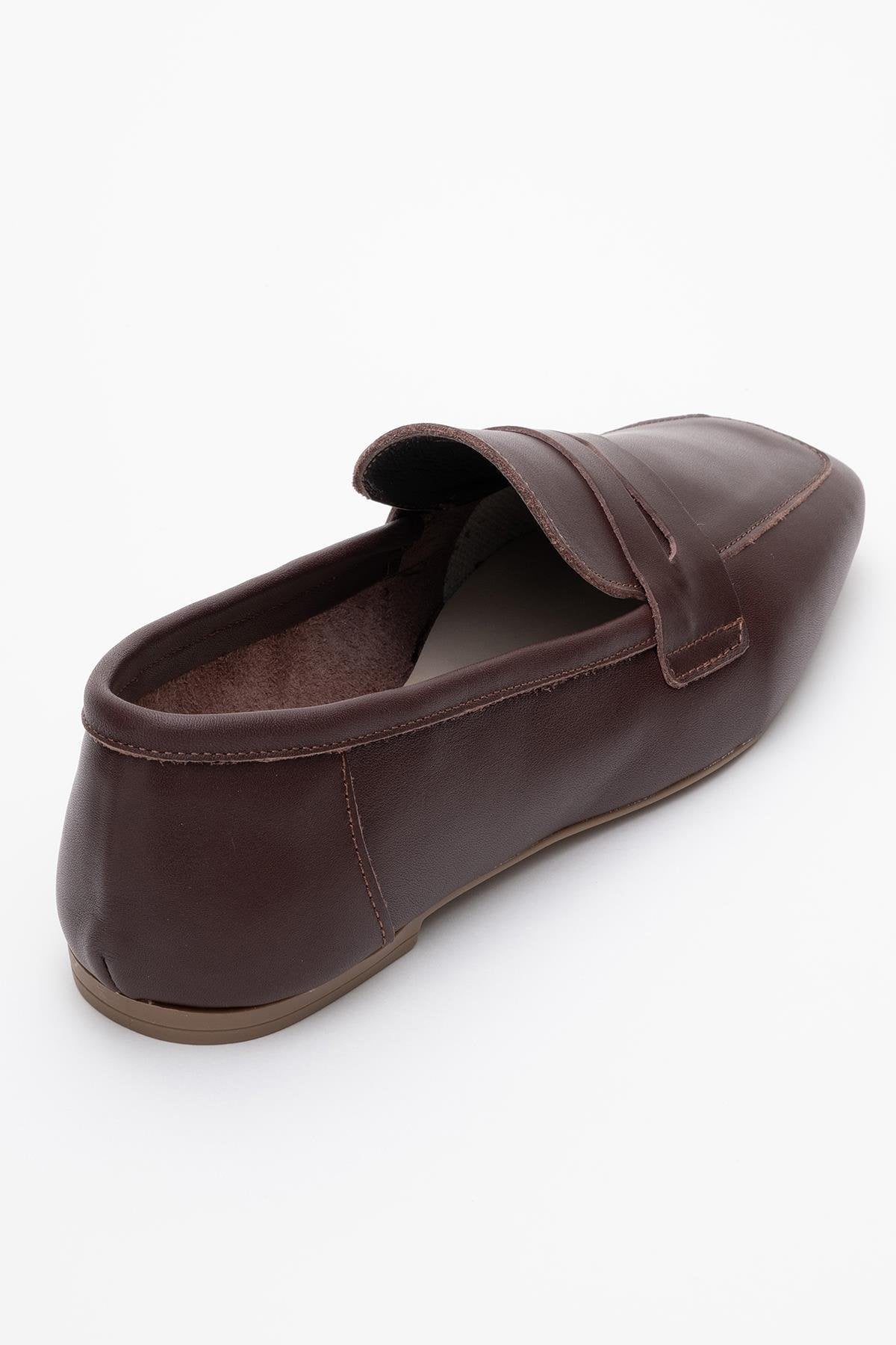 Morne - Dark Brown Leather Loafers (Women)