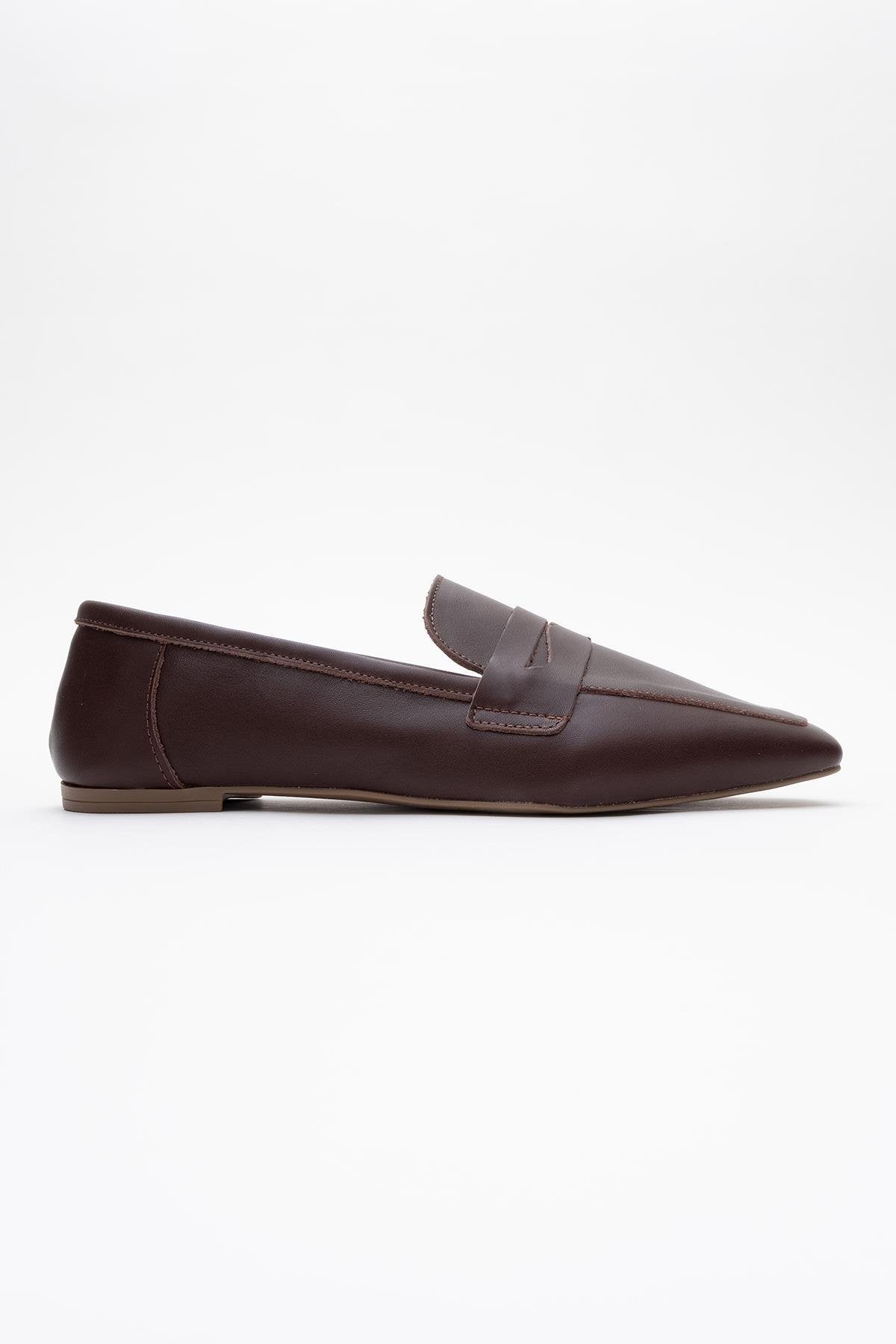 Morne - Dark Brown Leather Loafers (Women)