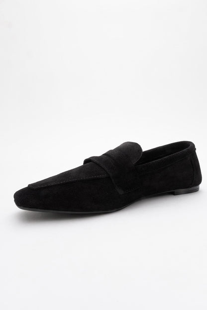 Morne - Black Suede Leather Loafers