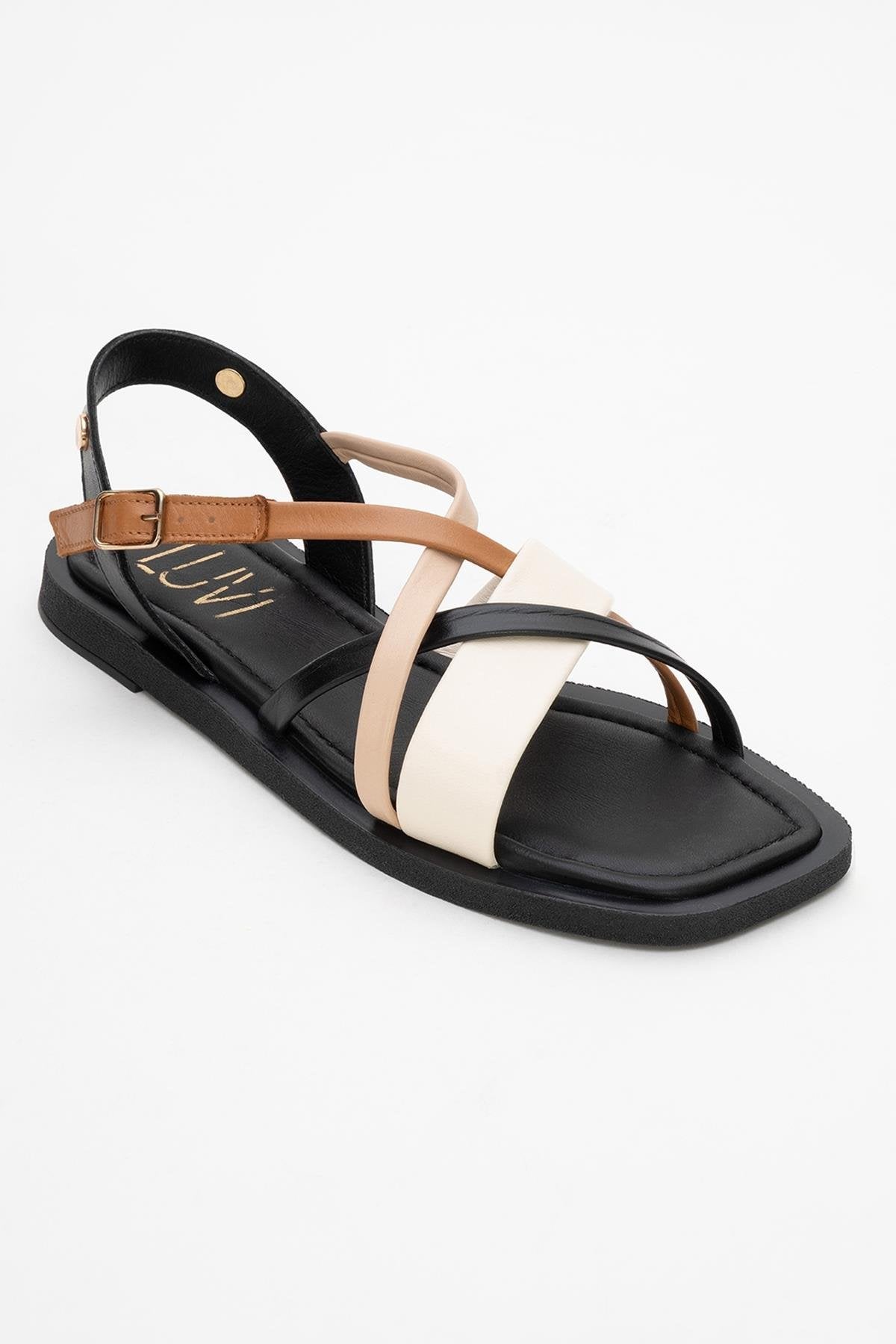 Rouse - Black Leather Sandal (Women)