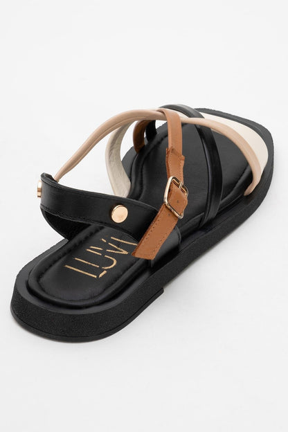 Rouse - Black Leather Sandal (Women)