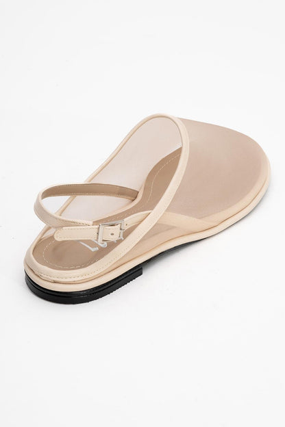 Shen Beige Mesh Sandal (Women)