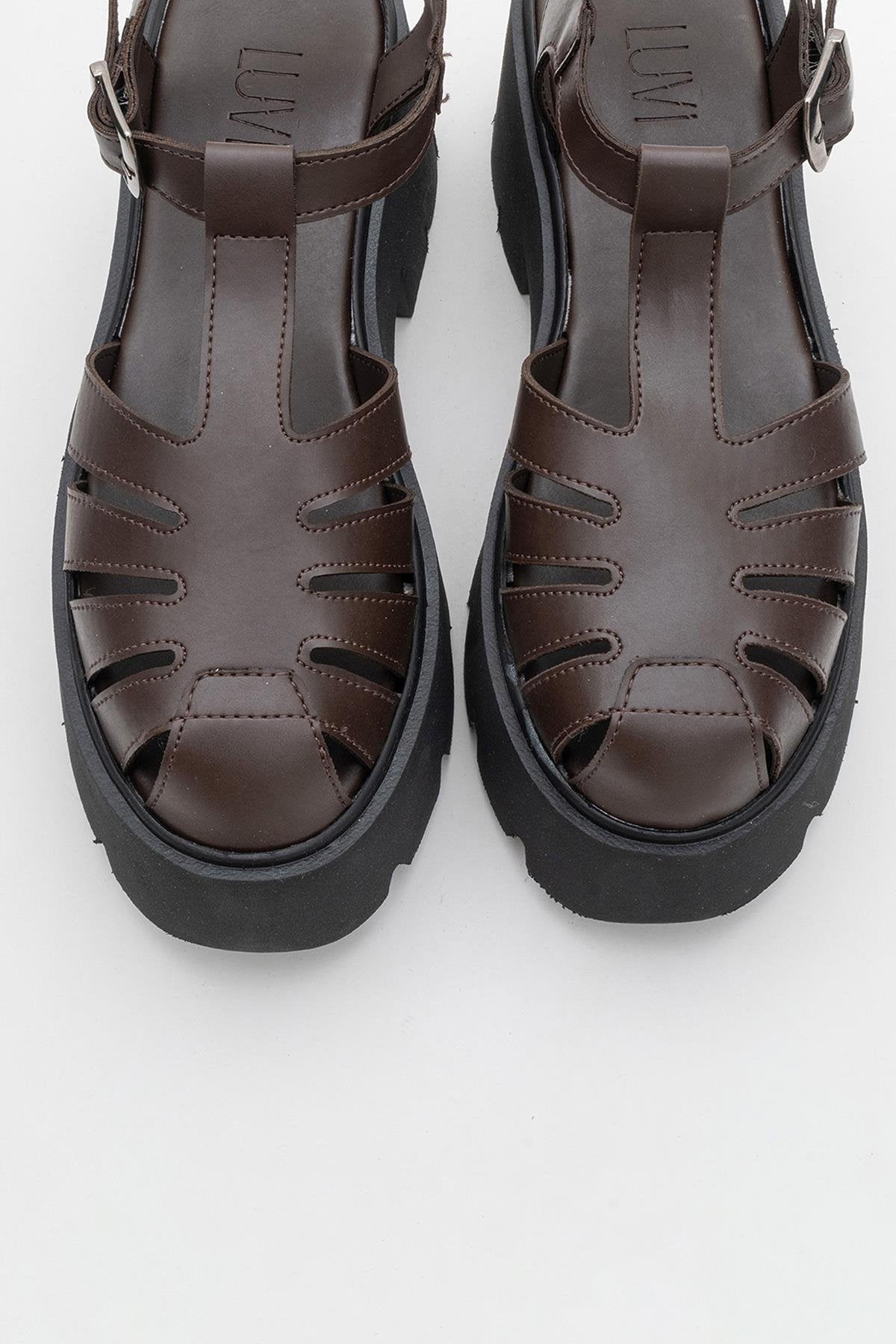 Verua - Brown Platform Sandal (Women)