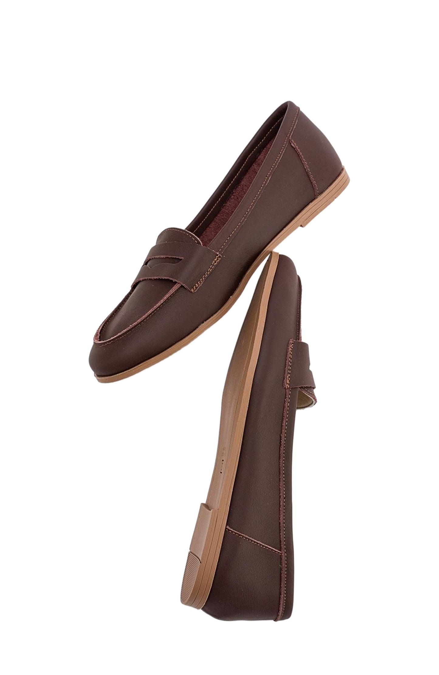 Dorothy - Dark Brown Leather Loafers