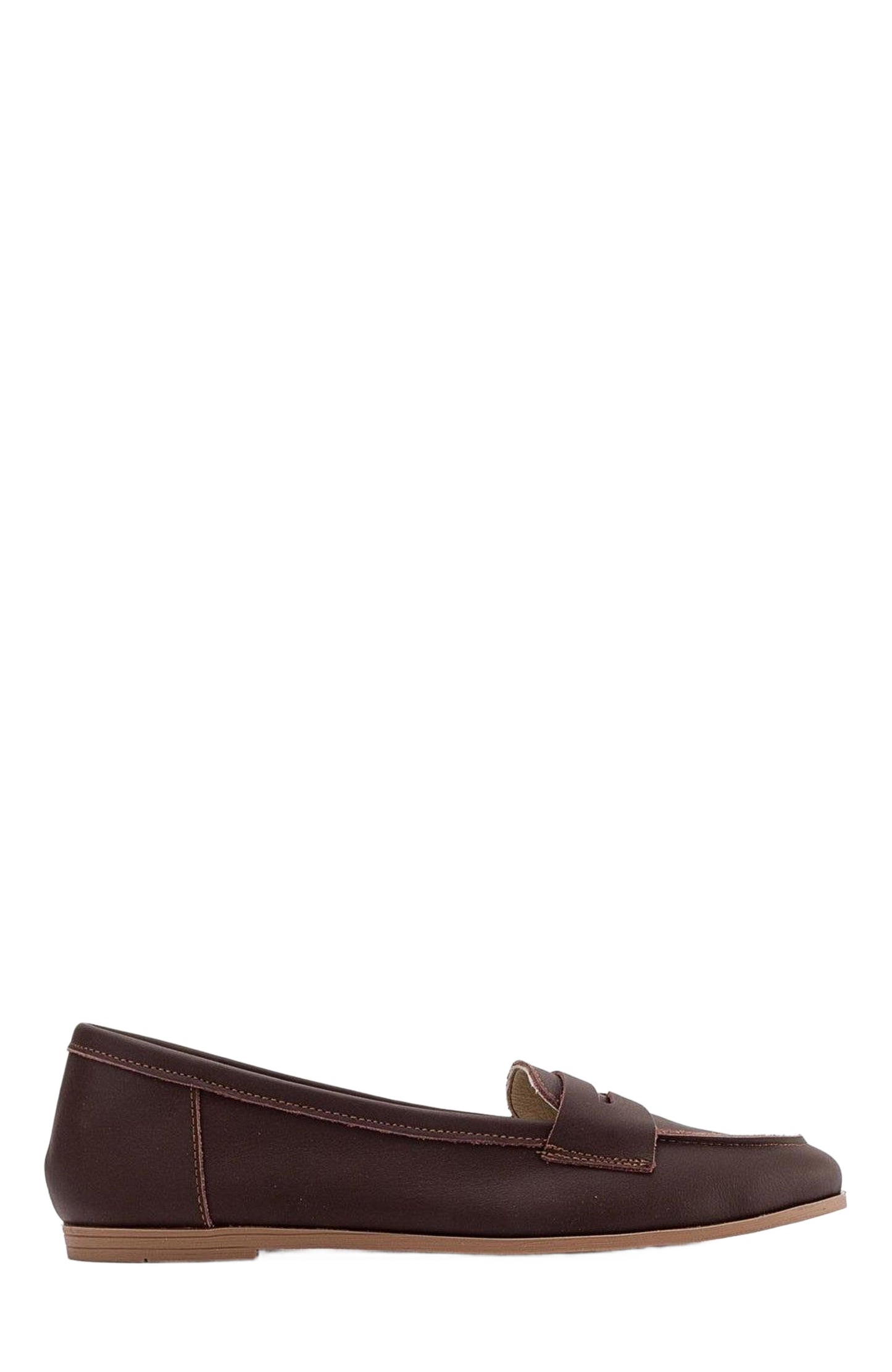 Dorothy - Dark Brown Leather Loafers