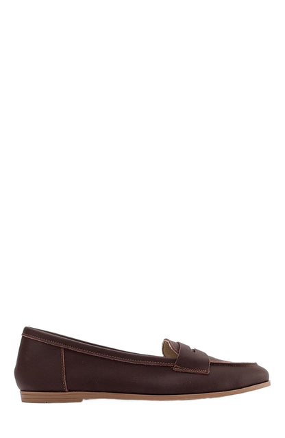 Dorothy - Dark Brown Leather Loafers