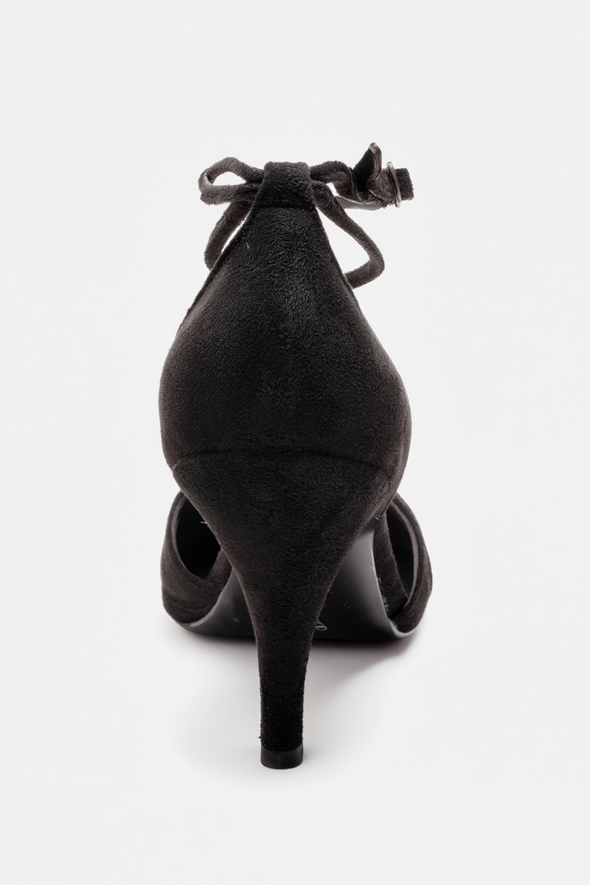 ELIZA - Zapatos de tacón de aguja de ante negro (Mujer)