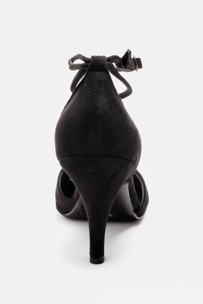 ELIZA - Zapatos de tacón de aguja de ante negro (Mujer)