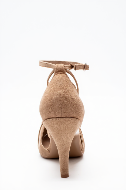 ELIZA - Beige Genuine Leather Stiletto Pump (Women)