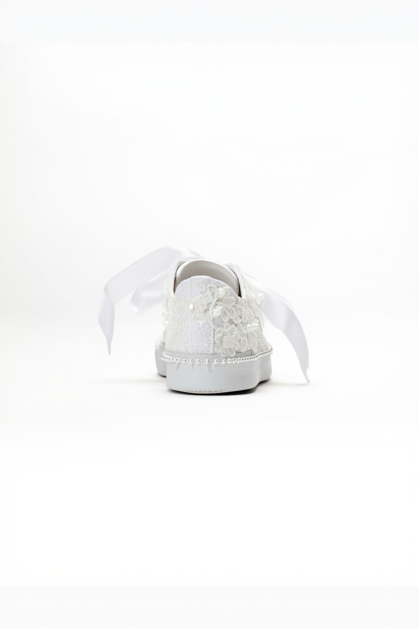 Marvelle Pearl Lace Bridal Sneaker