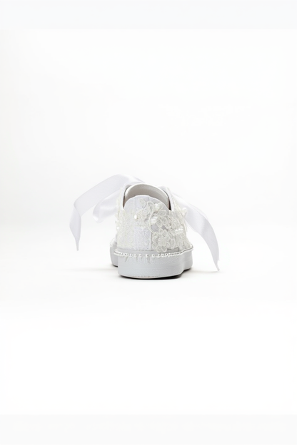 Marvelle Pearl Lace Bridal Sneaker