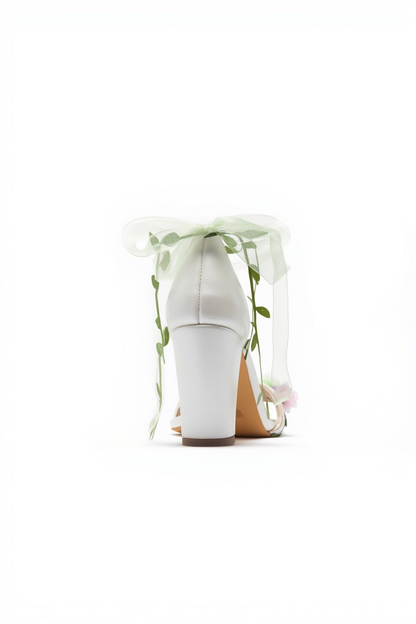 Blosse Floral Bridal Heels
