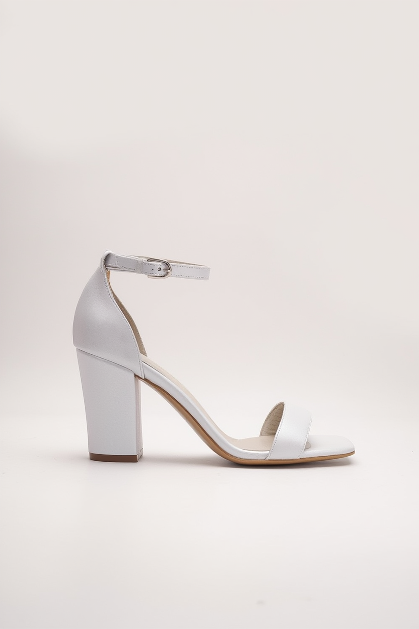 Jana - Sandalias de cuero color marfil (Mujer)