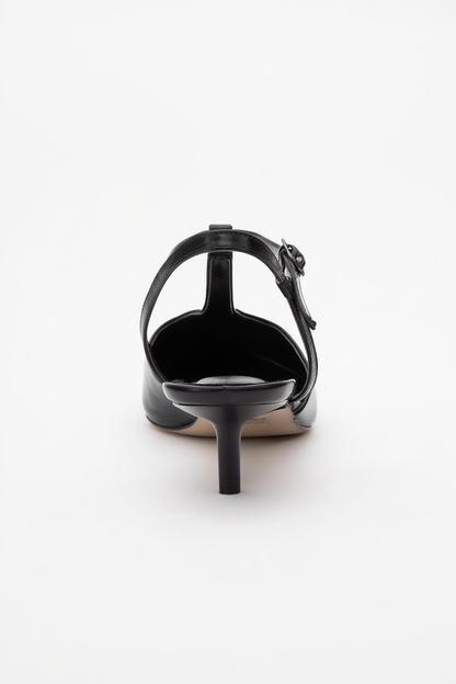 Asher - Zapatilla de tacón destalonada con punta (Mujer)