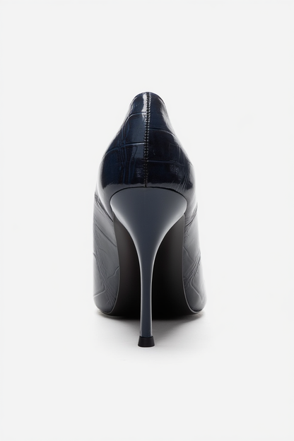 LUCE - Zapato de tacón de aguja azul marino (Mujer)