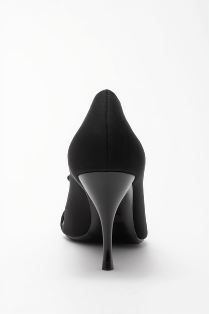 Annie - Zapato de tacón con lazo negro (mujer)