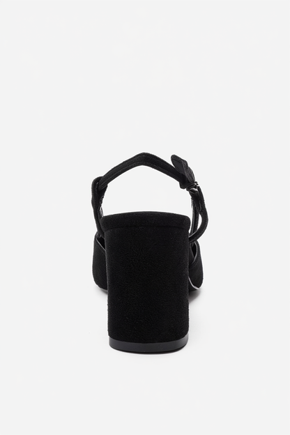 DESIA - Black Block Heel Shoe (Women)