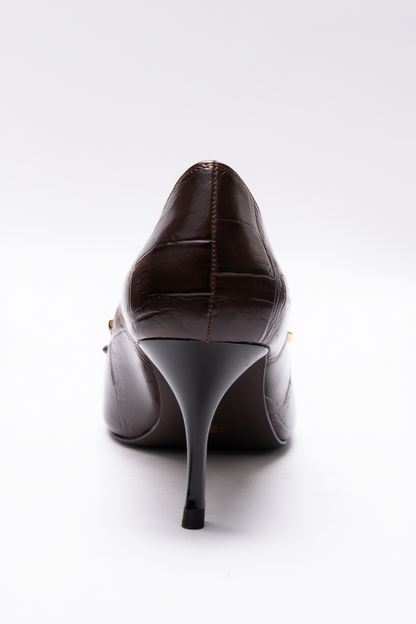 POESY - Brown Stiletto Pump (Women)