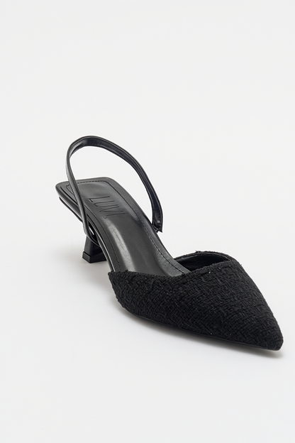 Zapatos de tacón en punta negros de Over (Mujer)