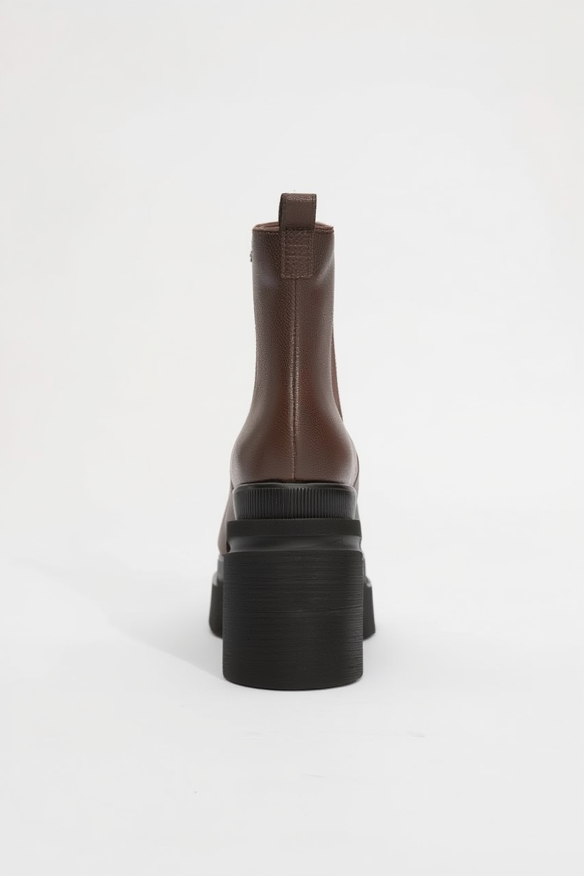 Amberes - Bota Chelsea Marrón (Mujer)