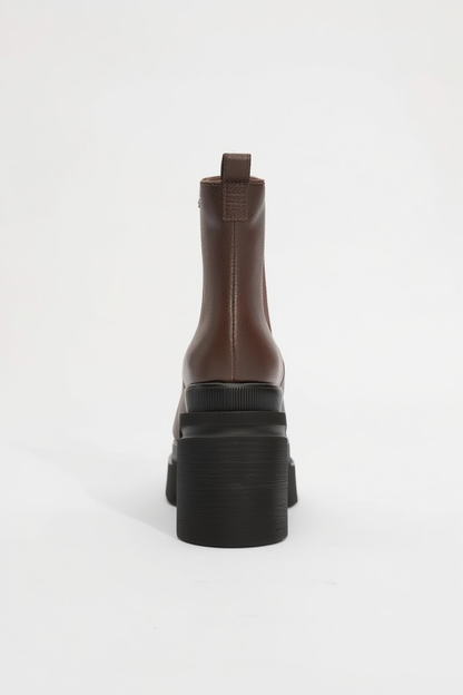 Amberes - Bota Chelsea Marrón (Mujer)