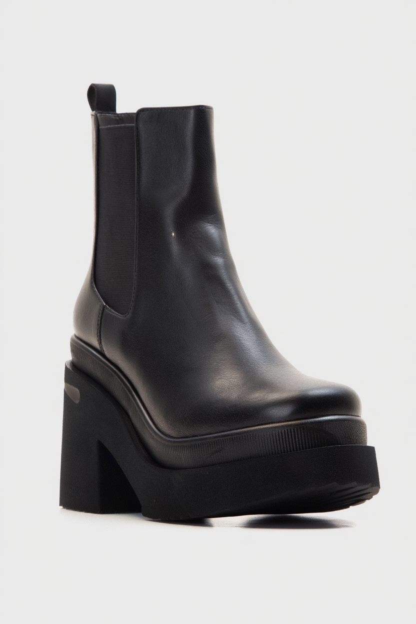 Amberes - Bota Chelsea Negra (Mujer)